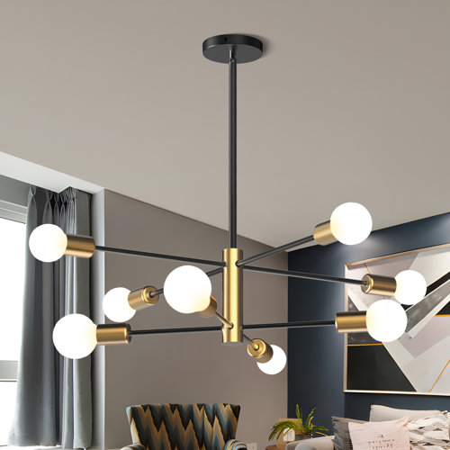 Mercer Guislain Light Dimmable Sputnik Sphere Chandelier